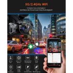 VANTRUE S4S Dashcam, 5GHz WiFi, 4K+Vorne Hinten, Sternenlicht Nachtsicht, Parküberwachung, Superkondensator, G-Sensor – Bild 3