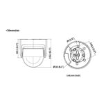 Hikvision DS-2CD2387G2P-LSU/SL(4mm)(C) 8MP 4K Panorama ColorVu IP Turret Überwachungskamera – Bild 4