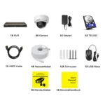 Hikvision PRO Dome-Kamera Komplettset – 4 Kameras + 1 NVR (Kopie) – Bild 8