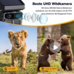 Smart-Trail Z5 WiFi Solar 4K Wildkamera mit 128GB Speicherkarte, 8X Batterien – Bild 8