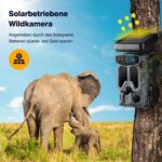Smart-Trail Z5 WiFi Solar 4K Wildkamera mit 128GB Speicherkarte, 8X Batterien – Bild 9