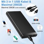 Powerbank Kamera 10000mAh, Full HD mit Nachtsichtkamera ohne WLAN – Bild 4