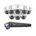 4K Premium Überwachungskamera Dome 8er Set , + 16 Kanal PoE NVR + 4TB Festplatte