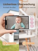Babyphone mit Kamera 2K, 360 Gard – Bild 4