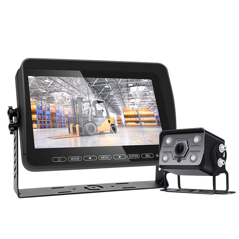 1 10,1" Drahtgebundenes HD-Wasserdichtes Aufnahme-Monitor-Rückfahrkamera-Set IP67/IP69K, 4-Kanal-Unterstützung für Wohnmobile, Yachten, Lkw und Geländefahrzeuge – Bild 1