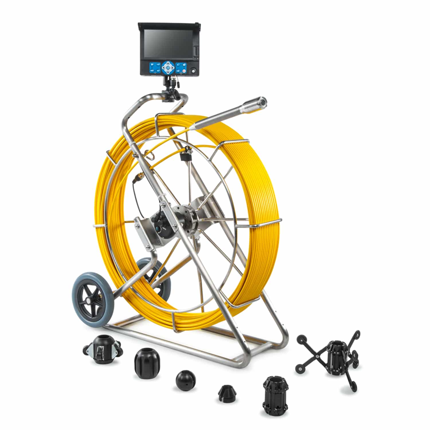 20230726150458281 (1) SMH7X Professionelle Video Rohrinspektionskamera mit Selbstnivellierende Kamera, 512 Hz Sender, Ø38mm L=(60m/120m) – Bild 1
