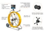 SMH7X Professionelle Video Rohrinspektionskamera mit Selbstnivellierende Kamera, 512 Hz Sender, Ø38mm L=(60m/120m) – Bild 2