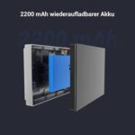 EZVIZ CP2 WLAN Türspion mit 4,3-Zoll-Farbbildschirm, 2MP kabellose Video Türklingel Kamera mit 146° Weitwinkel und 2200mAh Akku