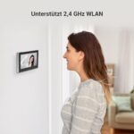 EZVIZ CP2 WLAN Türspion mit 4,3-Zoll-Farbbildschirm, 2MP kabellose Video Türklingel Kamera mit 146° Weitwinkel und 2200mAh Akku