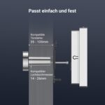 EZVIZ CP2 WLAN Türspion mit 4,3-Zoll-Farbbildschirm, 2MP kabellose Video Türklingel Kamera mit 146° Weitwinkel und 2200mAh Akku