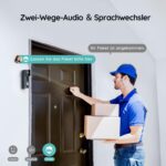 BOIFUN 2K WLAN Video-Türklingel, Nachtsicht, PIR-Erkennung, 2-Wege-Audio, Alexa-kompatibel, mit Chime – Bild 6