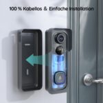 BOIFUN 2K WLAN Video-Türklingel, Nachtsicht, PIR-Erkennung, 2-Wege-Audio, Alexa-kompatibel, mit Chime – Bild 5