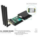 GL-X300B (Collie) 4G LTE VPN Gateway – Industrie-Router mit RS485 & externer Antenne