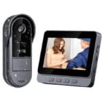 Funk-Video-Türklingel mit 1080P Kamera, 4,3" Display, 170° Weitwinkel, 2-Wege-Audio & Nachtsicht, IP65 wasserdicht