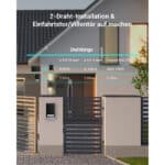 EZVIZ 2K Video-Türsprechanlage mit 7" Touchscreen & WLAN
