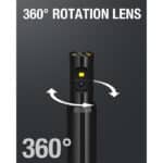 Teslong 360° Endoskopkamera mit Licht, 5" IPS-Display, 5000mAh Akku, 32GB Karte, 5m Dual Lens, wasserdicht