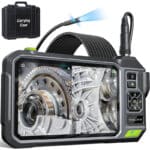 Teslong 3-Linsen Endoskopkamera mit 7" IPS-Display, 1080P, 6000mAh Akku, wasserdicht (5m)