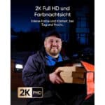 eufy Security Video-Türklingel E340, 2K HD, Paketerkennung, Akku/Kabel, kompatibel mit HomeBase S380 – Bild 5