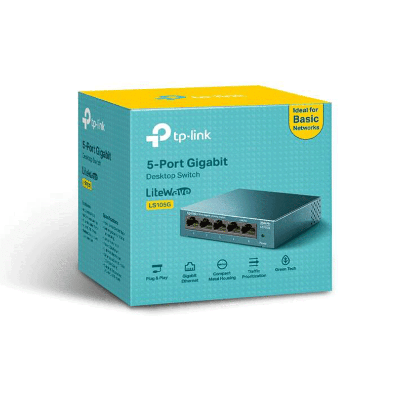 14 TP-Link LS105G – 5-Port Gigabit Desktop Switch – Bild 1