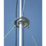 Abspannschelle mit Kabelführung | für Maste 20–50 mm, Stecker bis 25 mm – Bild 2