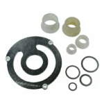 Abspannschelle mit Kabelführung | für Maste 20–50 mm, Stecker bis 25 mm