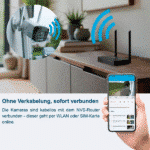 Hikvision Wi-Fi-6-Überwachungsset 4 MP – 2 Funk-Bullet-Kameras + 4-Kanal-NVS-Rekorder (128-GB-Karte gratis) | Plug & Play ohne Videokabel (NKS424W0H) – Bild 5