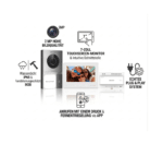 Hikvision 2-Draht Video-Türsprechanlage Set – 7" Touch-Monitor & App-Steuerung – Bild 2