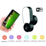 Flutlicht-Überwachungskamera für aussen – Licht bei Bewegung, App & Gegensprechen (WLAN) – HD, GF-L500 – Bild 3