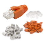 VCE RJ45 CAT6A Netzwerkstecker geschirmt mit Einfädelhilfe (25 Stk.)