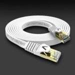 Veetop Cat 7 Flachkabel 20 m weiss – RJ45 Netzwerkkabel (2)