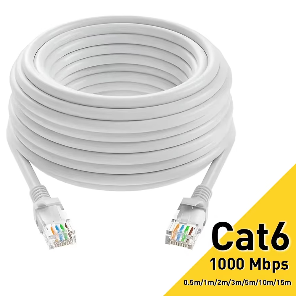 CAT6 Netzwerkkabel 20 m, weiss CAT6 Netzwerkkabel 20 m weiss RJ45 Gigabit