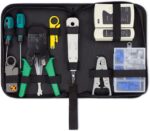 deleyCON Netzwerk-Werkzeug-Set 10-teilig – komplett in der Tasche