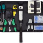 deleyCON Netzwerk-Werkzeug-Set 10-teilig – komplett in der Tasche