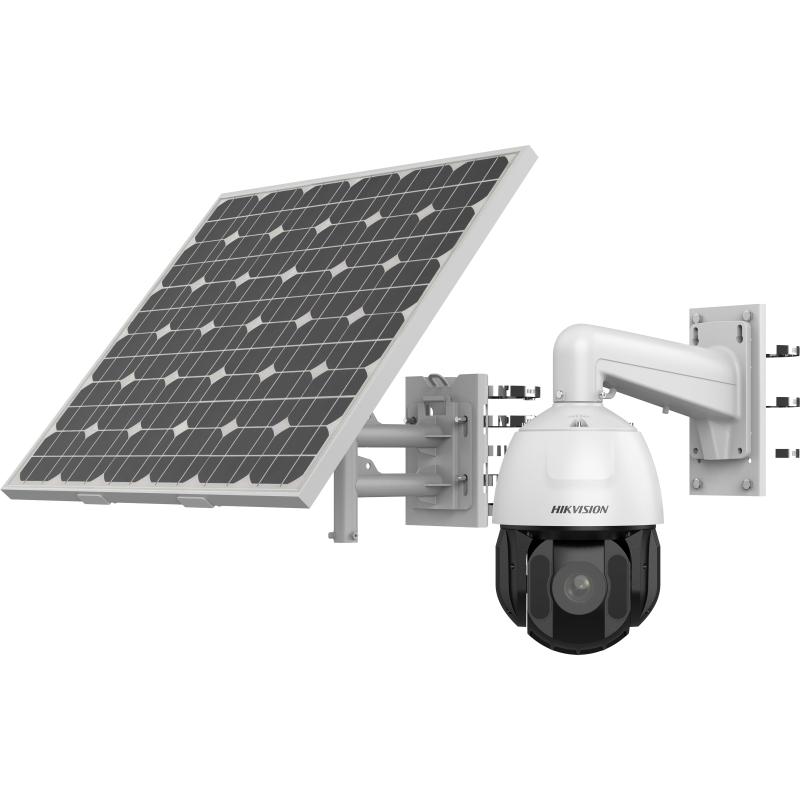 Hikvision DS-2DE5425IWG-K/4G 4 MP 25-fach Pro Solarbetriebene PTZ-Sicherheitskamera-Set