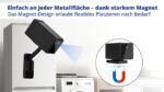 WLAN-Mini-Überwachungskamera IP055-E Dual – Dual-Band WLAN, Akku & wetterfest – Bild 11