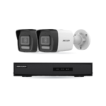 Hikvision Basic Bullet-Kamera Komplettset – 2 Kameras + 1 NVR