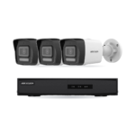 Hikvision Basic Bullet-Kamera Komplettset – 3 Kameras + 1 NVR