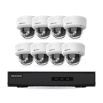 Hikvision Dome Basic Kamera Komplettset – 8 Kameras + 1 NVR