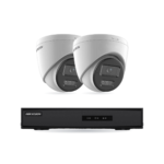 Hikvision Basic Turret-Kamera Komplettset – 2 Kameras + 1 NVR
