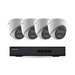 Hikvision Basic Turret-Kamera Komplettset – 4 Kameras + 1 NVR