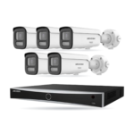 Hikvision PREMIUM Bullet-Kamera Komplettset – 5 Kameras + 1 NVR