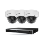 Hikvision PREMIUM Dome-Kamera Komplettset – 3 Kameras + 1 NVR