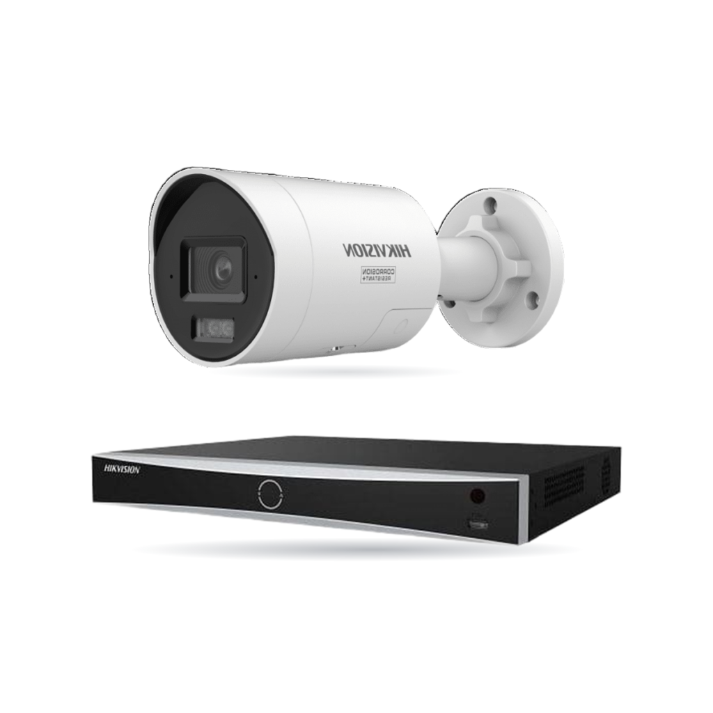 Hikvision PRO Bullet-Kamera Komplettset – 1 Kamera + 1 NVR