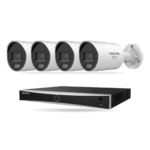 Hikvision PRO Bullet-Kamera Komplettset – 4 Kameras + 1 NVR