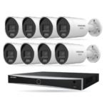 Hikvision PRO Bullet-Kamera Komplettset – 8 Kameras + 1 NVR
