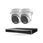 Hikvision PRO Turret-Kamera Komplettset – 2 Kameras + 1 NVR