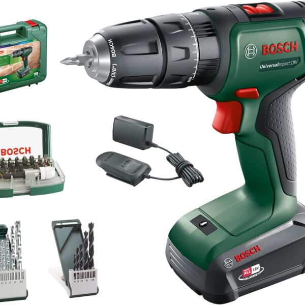 Bosch UniversalImpact 18V Akku-Schlagbohrschrauber, 1 Akku, im Koffer
