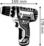 Bosch Professional GSR 12V-15 Akku-Bohrschrauber, 30 Nm, 2 Akkus – Ansicht 3