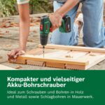 Bosch EasyDrill 18V-40 Akkuschrauber, 13-mm-Bohrfutter, 20 Drehmomentstufen – Ansicht 3