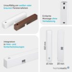 Homematic IP Fenster- und Türkontakt optisch, ohne Magnet, mit Batterie – Ansicht 3